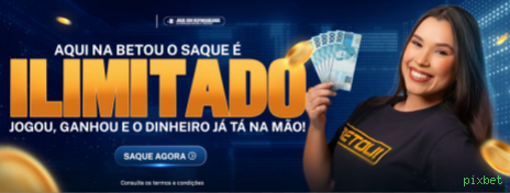 Imagem promocional do login da pixbet